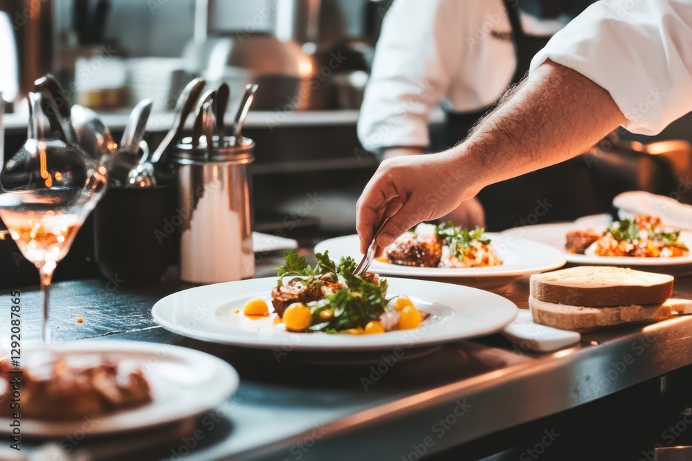 Kitchen restaurant food banner Kitchen restaurant food banner