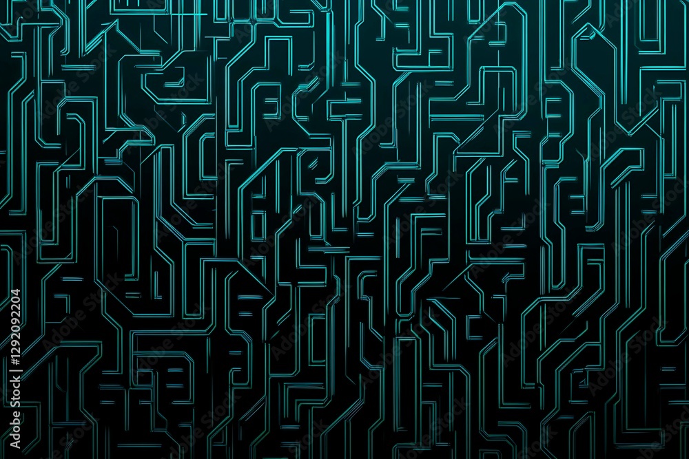 Abstract close-up of a glowing blue digital circuit board, showcasing intricate connections and technological design on a black background.
Abstract close-up of a glowing blue digital circuit board, showcasing intricate connections and technological design on a black background.