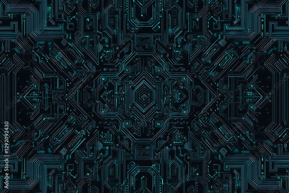 Abstract close-up of a glowing blue digital circuit board, showcasing intricate connections and technological design on a black background.
Abstract close-up of a glowing blue digital circuit board, showcasing intricate connections and technological design on a black background.
