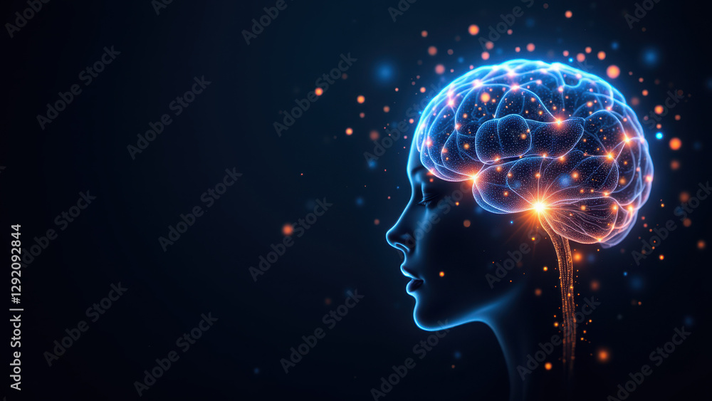 This is a digital illustration showcasing the concept of artificial general intelligence (AGI) within the human brain, symbolized by colorful neural connections and light particles. This is a digital illustration showcasing the concept of artificial general intelligence (AGI) within the human brain, symbolized by colorful neural connections and light particles.