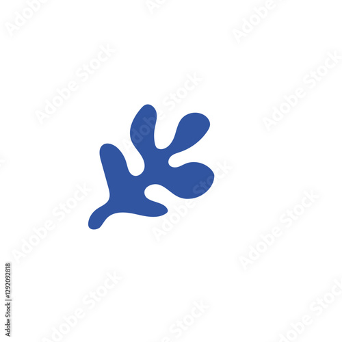 pastel boho bold Flower in modern minimal style