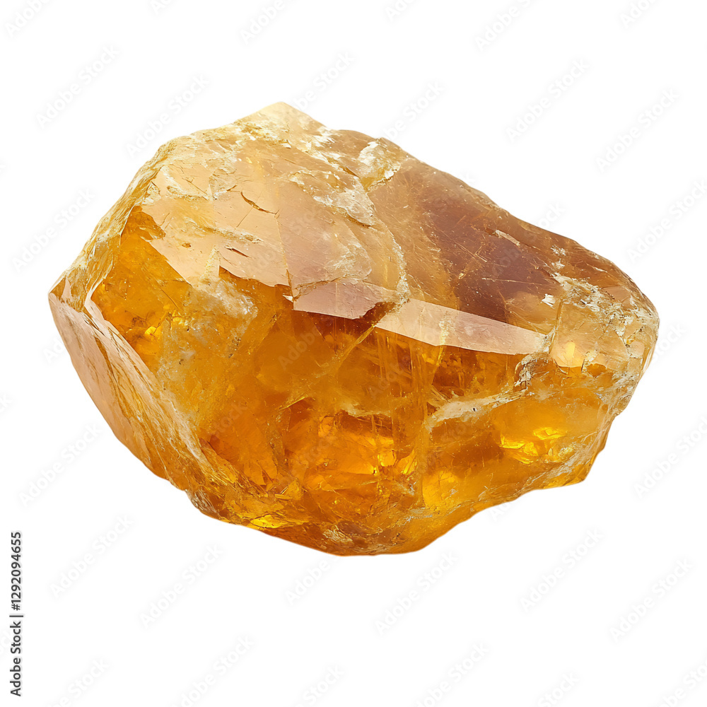 A Smooth Piece of Citrine Stone with a Radiant Yellow Diamond Isolated on Transparent Background A Smooth Piece of Citrine Stone with a Radiant Yellow Diamond Isolated on Transparent Background