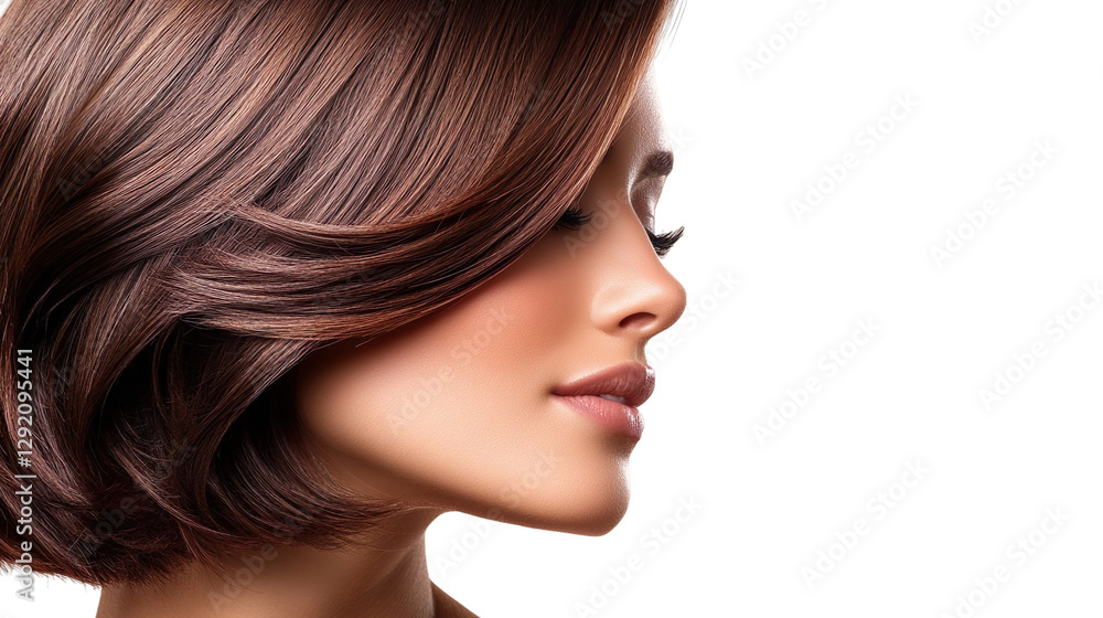 Fashionable Woman With Sleek Bob Haircut Beauty Makeup Transparent PNG Fashionable Woman With Sleek Bob Haircut Beauty Makeup Transparent PNG