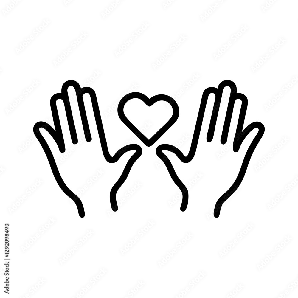 Obraz premium Empathy Hands symbolizing care and compassion