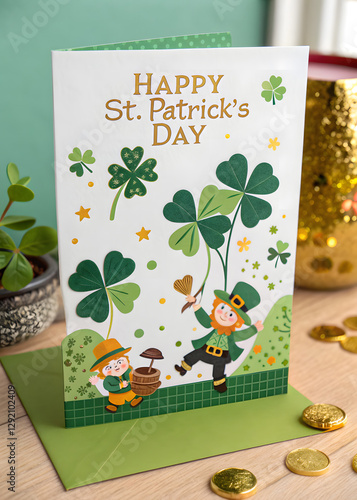 happy st. patrik day greeting card photo