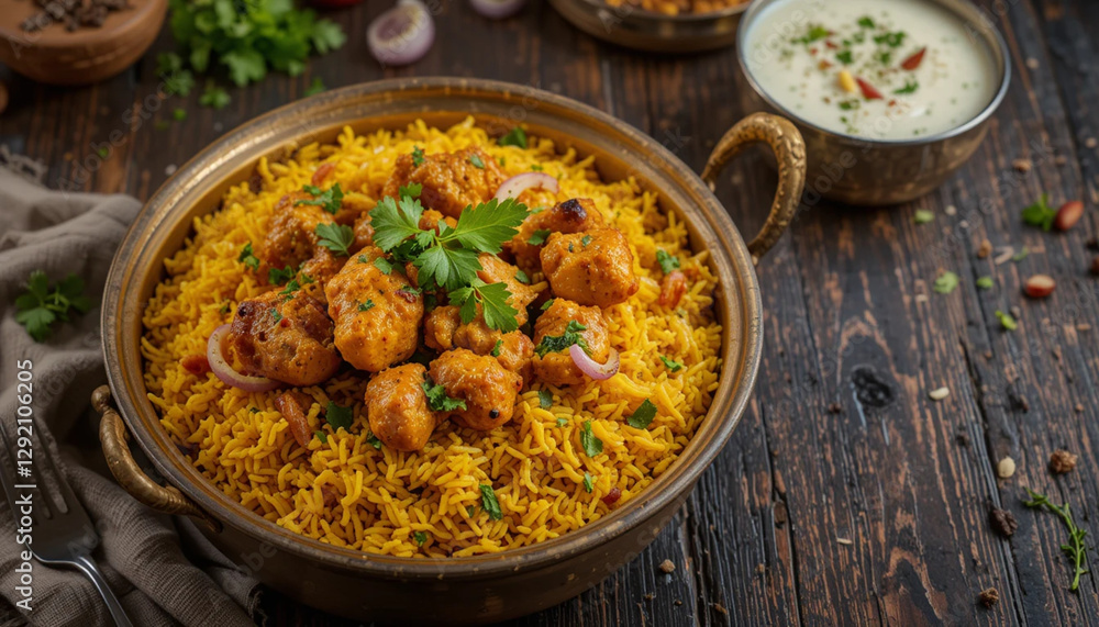 Fragrant Chicken Biryani Generative AI