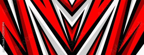 sport red abstract background with thick lines and sharp edges