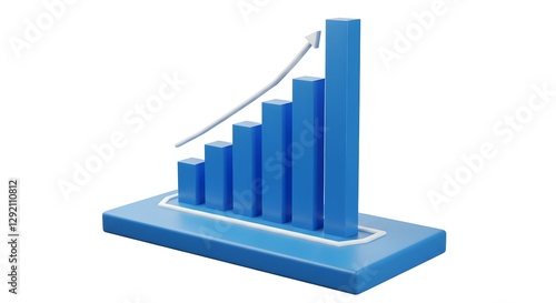 A vibrant chart depicting fluctuating market trends with red and blue lines representing different data sets.