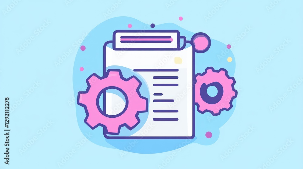 Document Management System Icon Document Management System Icon