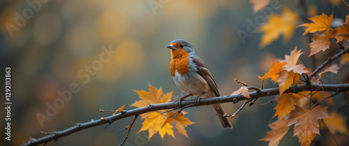 Bird During Autumn Season