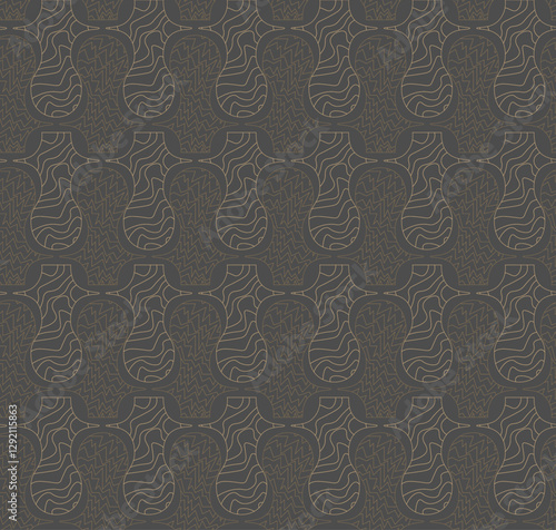 Linear pattern with two elements alternating with different textures