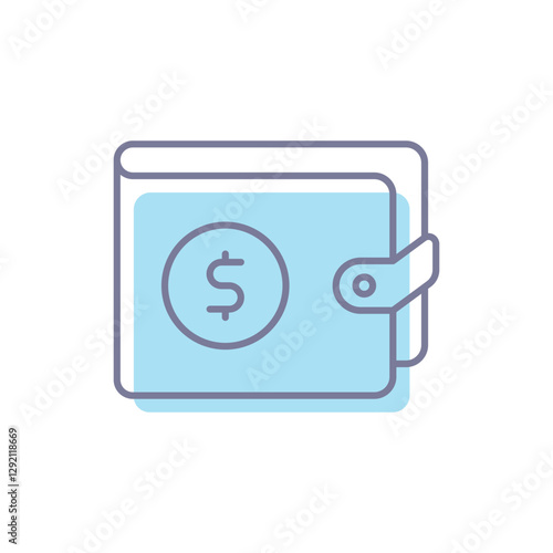 Wallet Vector icon