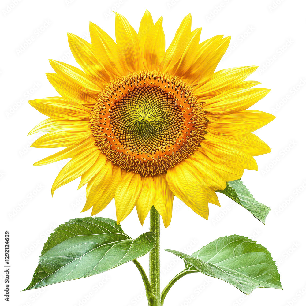 Bright and vibrant sunflower isolated on a Transparent background showcasing its natural beauty, Isolated image sunflower on PNG background Bright and vibrant sunflower isolated on a Transparent background showcasing its natural beauty, Isolated image sunflower on PNG background
