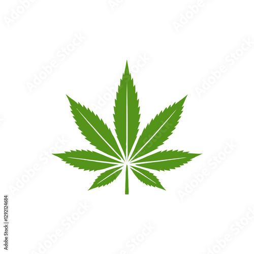 cannabis leaf logo