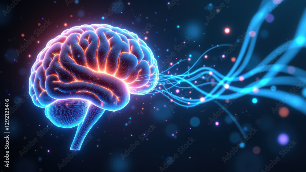 An artistic representation of an artificial brain within a cosmic setting, symbolizing advanced AI technology. An artistic representation of an artificial brain within a cosmic setting, symbolizing advanced AI technology.