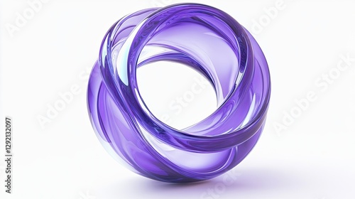 Organic Circle Shape: Abstract organic circle isolated on transparent background,
