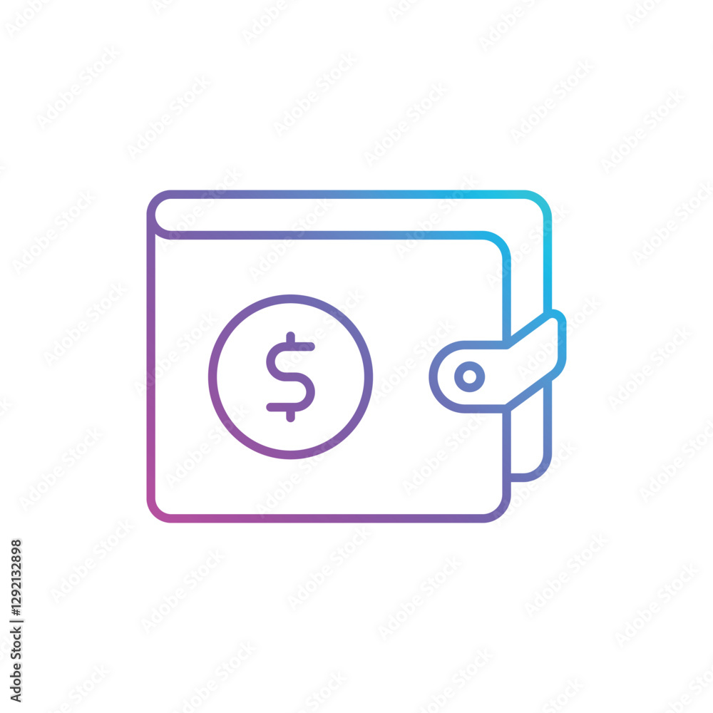 Wallet Vector icon Wallet Vector icon