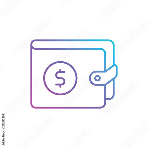 Wallet Vector icon