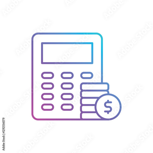 Calculate Vector icon