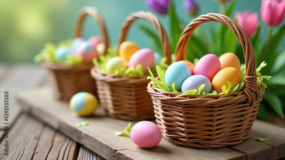 colorful treats arranged artfully wooden table springtime celebrations often resemble hidden treasures within decorated easter colorful treats arranged artfully wooden table springtime celebrations often resemble hidden treasures within decorated easter