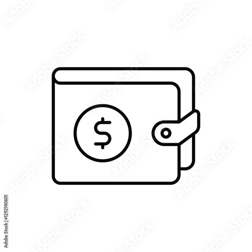 Wallet Vector icon