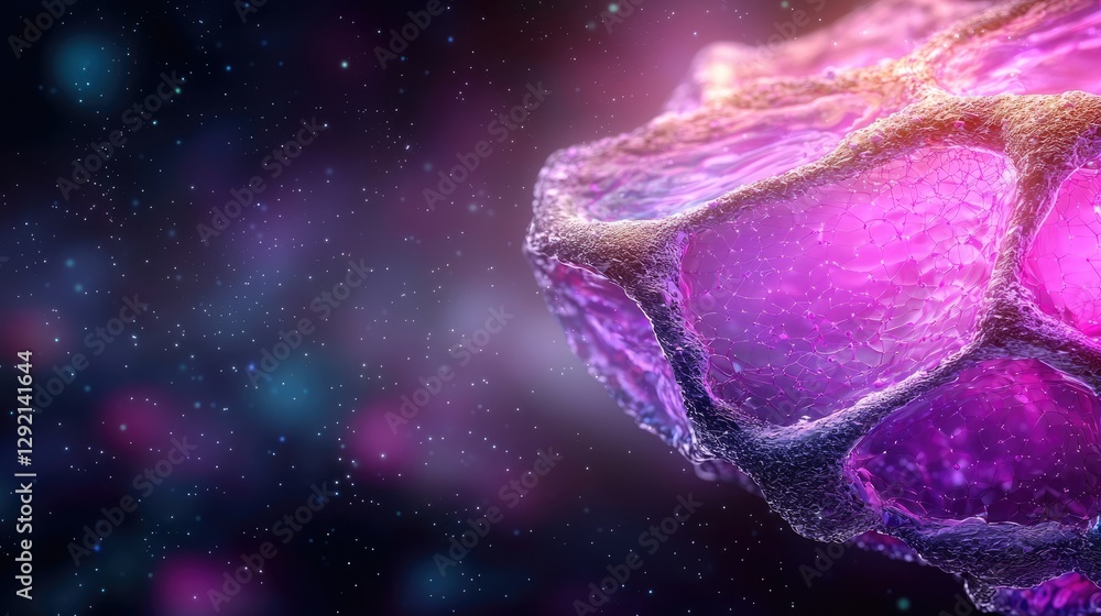 Obraz premium Abstract celestial space rock