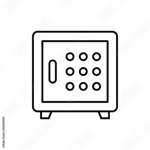 Safe Vector icon