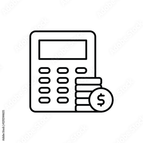 Calculate Vector icon