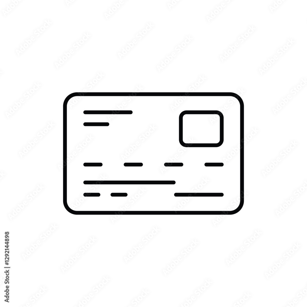 Card Vector icon Card Vector icon