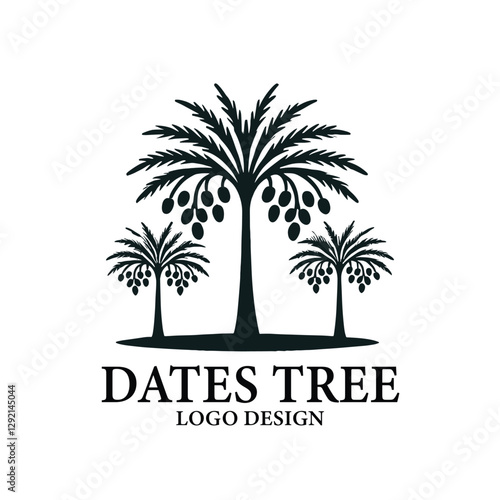 Wallpaper Mural Dates Tree Vector Logo Design Torontodigital.ca