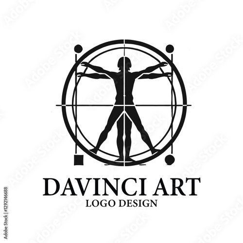 Davinci's Art Vector Logo Design