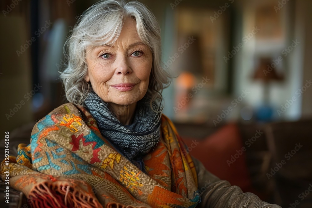 Senior woman with bipolar disorder sitting alone in a dimly lit room, capturing the internal struggle and mood swings she faces daily. Senior woman with bipolar disorder sitting alone in a dimly lit room, capturing the internal struggle and mood swings she faces daily.