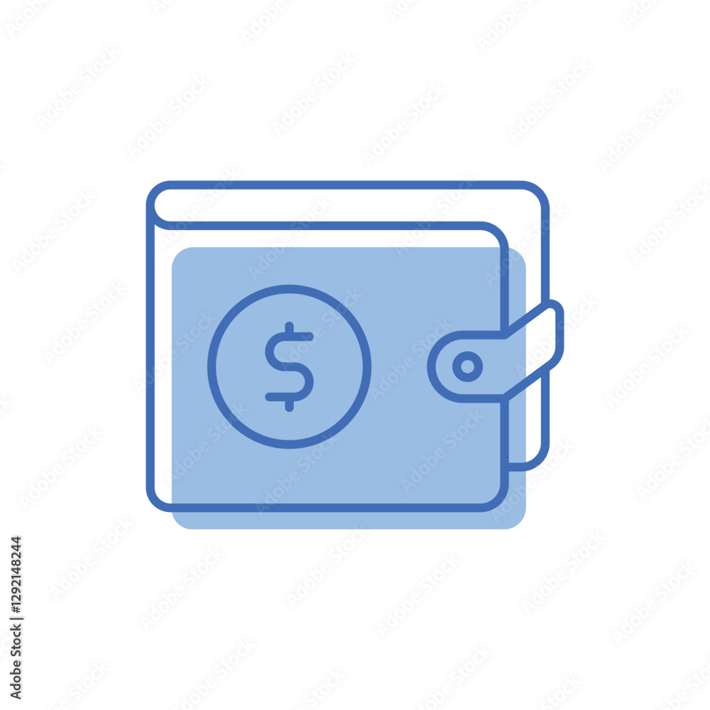 Wallet Vector icon Wallet Vector icon