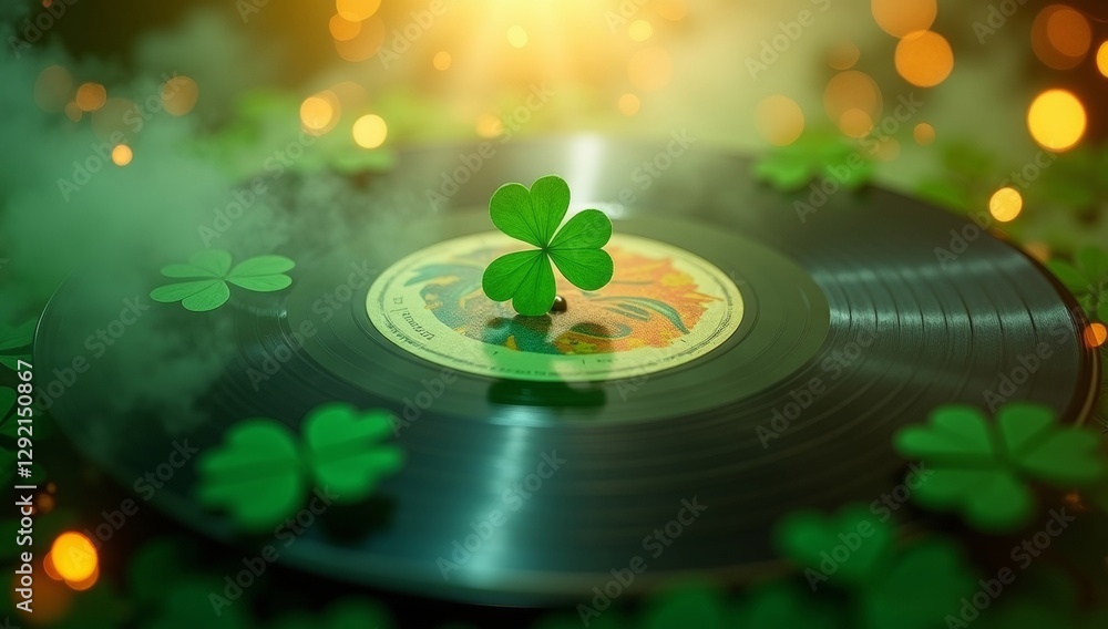 Obraz premium Happy Shamrock&roll, the concept of celebrating St. Patrick's Day.