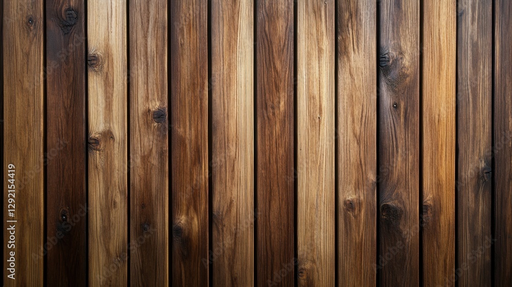 Obraz premium Walnut wood texture. Super long walnut planks texture background.Texture element
