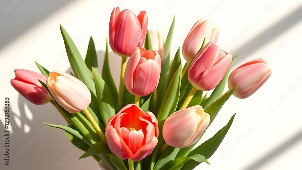 Radiant Tulips Soft Light and Subtle Shadows Radiant Tulips Soft Light and Subtle Shadows