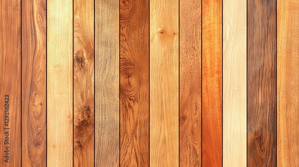 Fototapeta premium Wood-paneled wall with cell phone centered