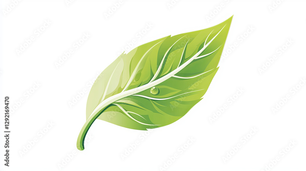 Organic Fresh Food Label with Green Leaf Ecofriendly, natural, and sustainable Organic Fresh Food Label with Green Leaf Ecofriendly, natural, and sustainable