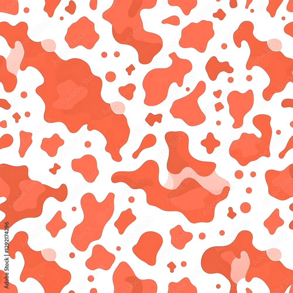 Coral Spots Pattern: A seamless pattern featuring vibrant coral-colored spots on a clean backdrop, perfect for adding a touch of playful style to any design. Coral Spots Pattern: A seamless pattern featuring vibrant coral-colored spots on a clean backdrop, perfect for adding a touch of playful style to any design.