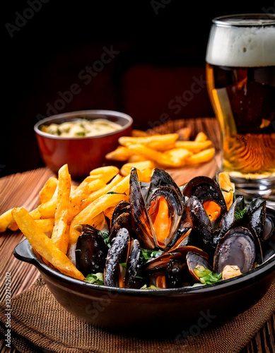 Belgian Moules-frites