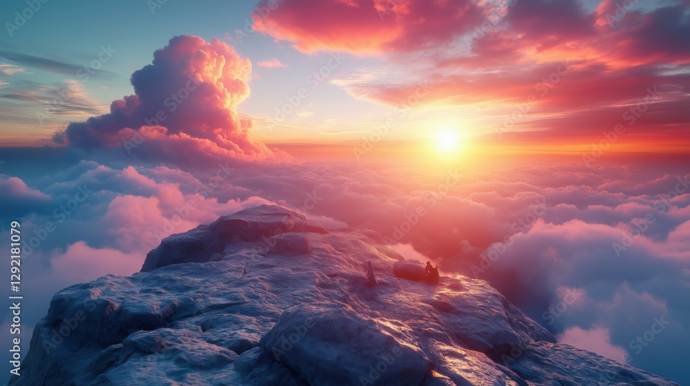 Fototapeta premium Mixed Mountain Dawn