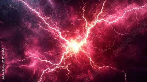 lightning in the night