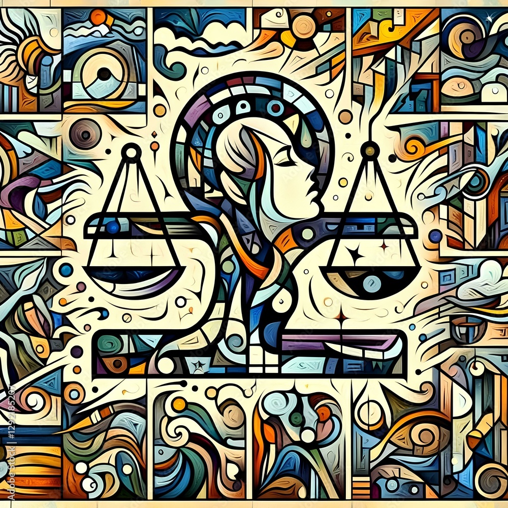 illustrative image representing the sign of Libra 65 illustrative image representing the sign of Libra 65