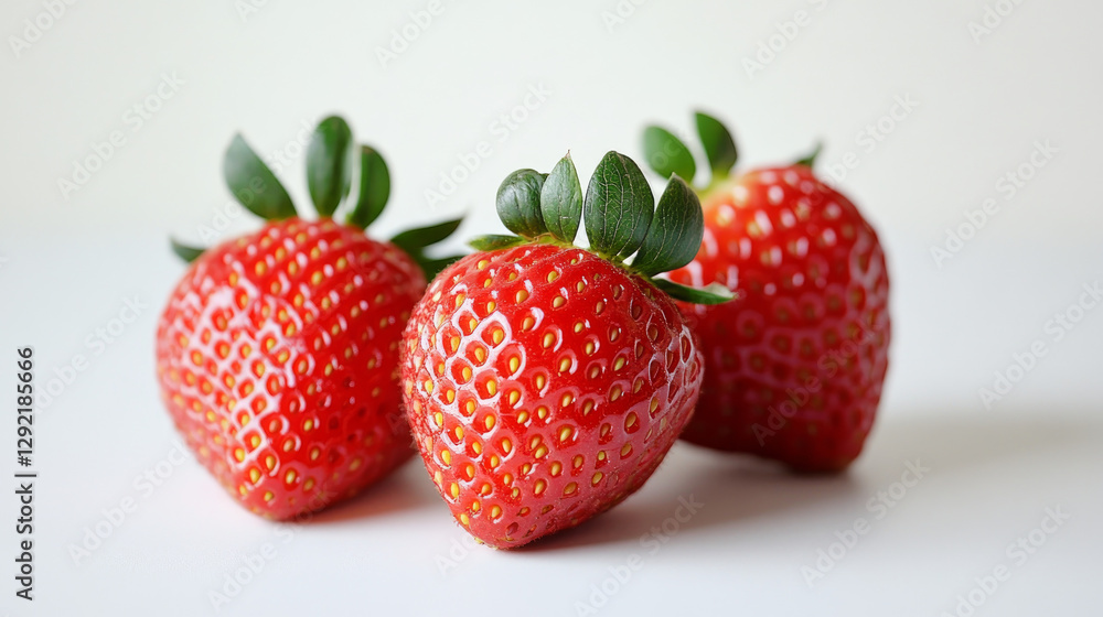 Fresh strawberry fruit isolated on white background Fresh strawberry fruit isolated on white background