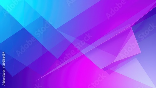 Colorful geometric shapes create a vibrant abstract design suitable for backgrounds and creative projects. Generative AI