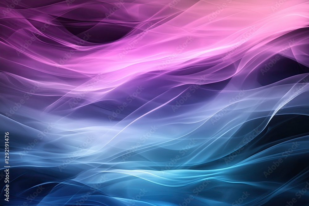 Fototapeta premium Abstract Flowing Waves of Color