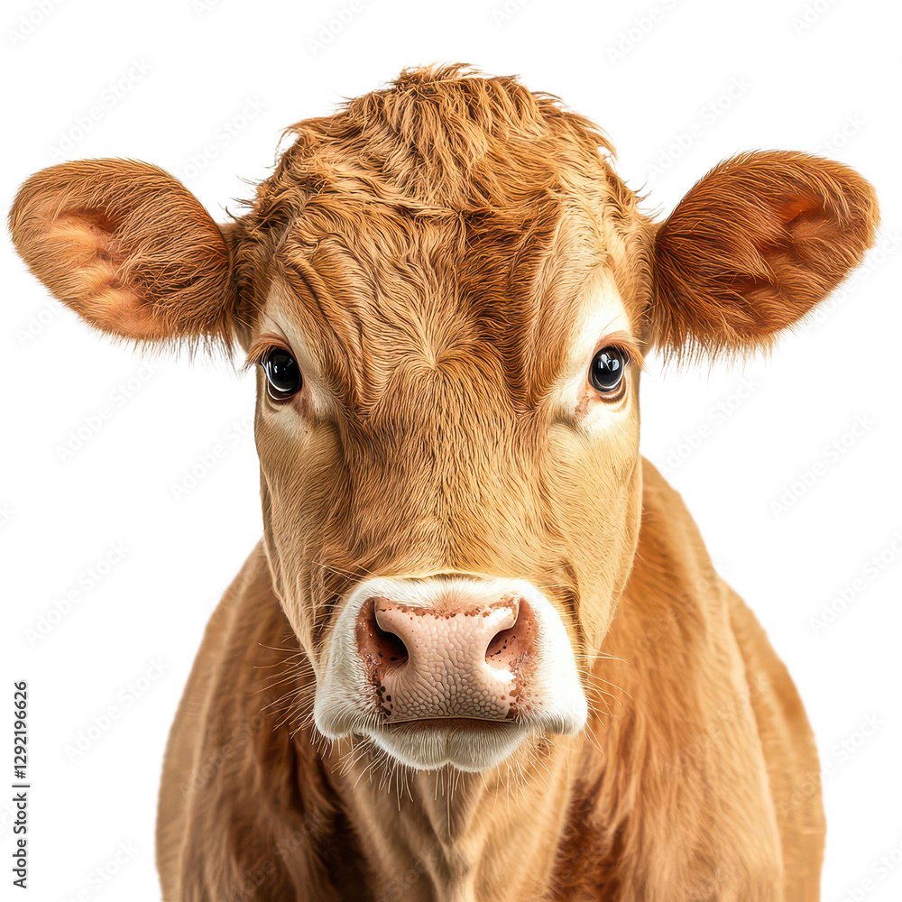 Cow isolated on transparent png background Cow isolated on transparent png background
