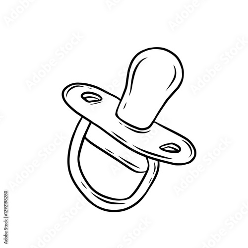illustration of a baby pacifier
