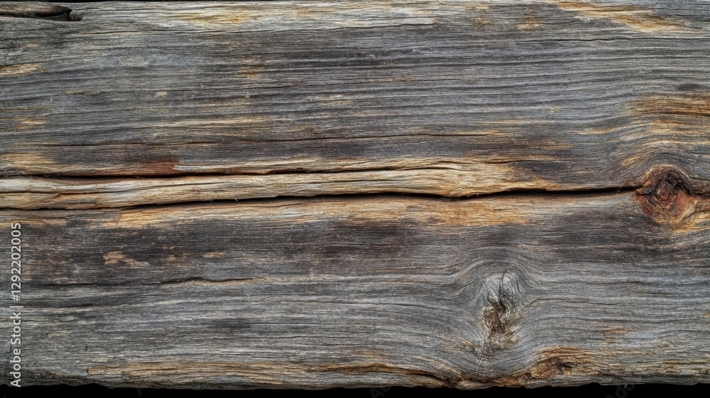 A close-up view of a weathered wooden plank A close-up view of a weathered wooden plank