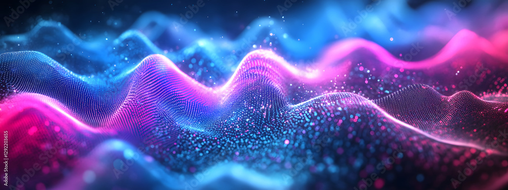 A vibrant and dynamic background featuring colorful sound waves
A vibrant and dynamic background featuring colorful sound waves